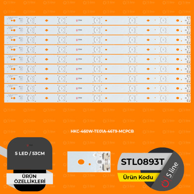 46" HKC-460W-TE01A-46T9-MCPCB Tv Ledi